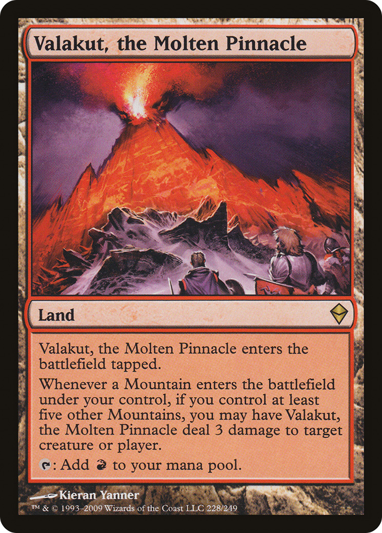 Valakut, the Molten Pinnacle (ZEN-228) - Zendikar Foil