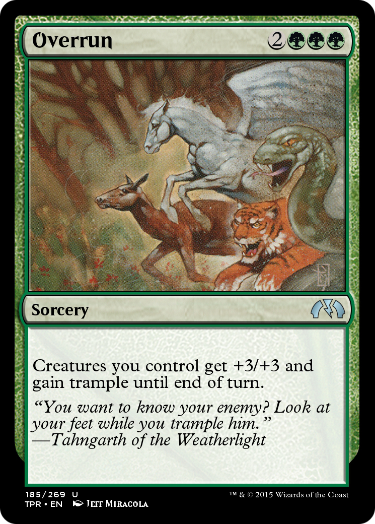 Overrun (TPR-185)  Foil - Tempest Remastered