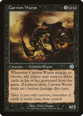 Carrion Wurm (TOR-055)  - Torment
