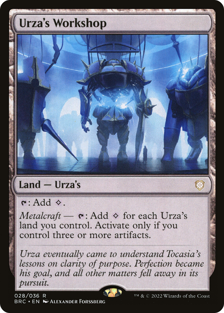 Urza's Workshop (BRC-028)  Foil - The Brothers' War Commander
