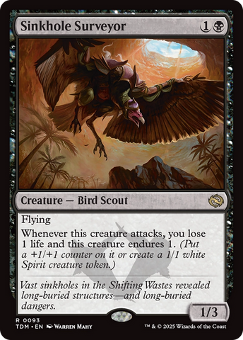 Sinkhole Surveyor (TDM-093)  Foil - Tarkir: Dragonstorm