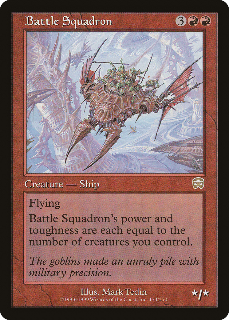 Battle Squadron (MMQ-174)  Foil - Mercadian Masques