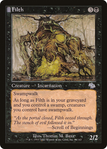 Filth (JUD-066)  Foil - Judgment: (tombstone)