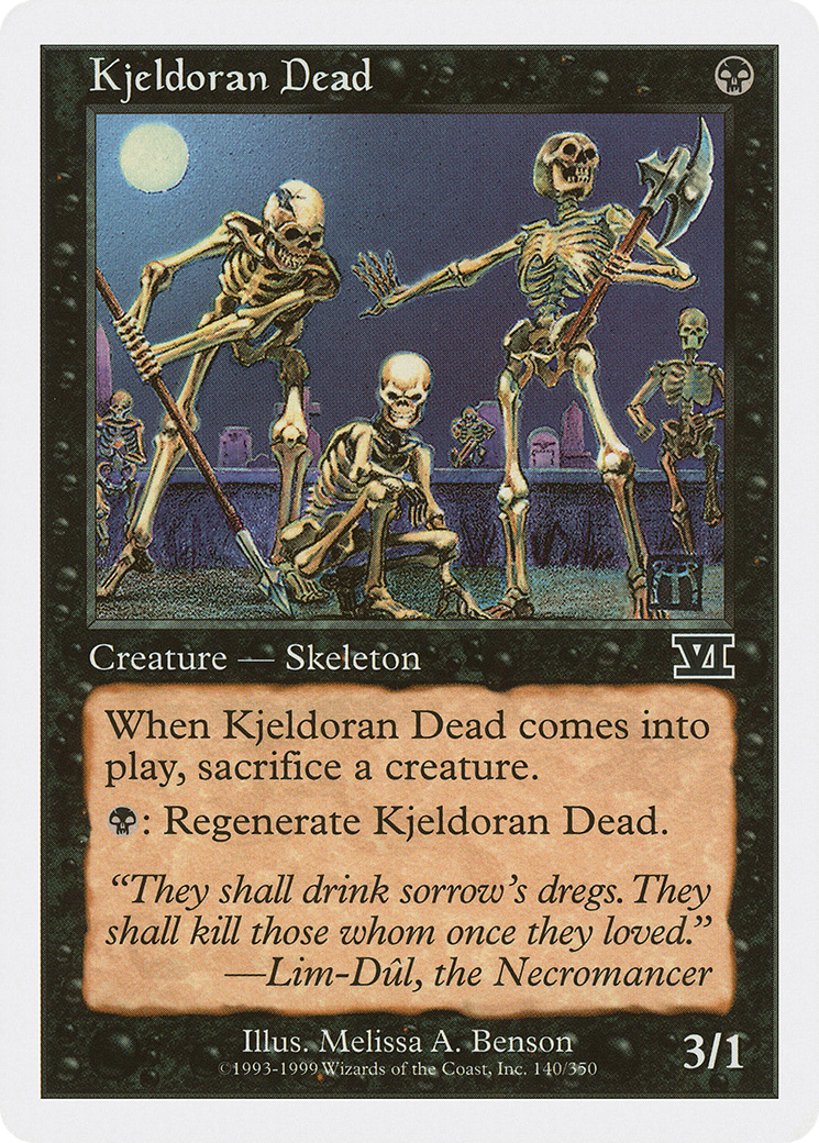 Kjeldoran Dead (6ED-140)  - Classic Sixth Edition