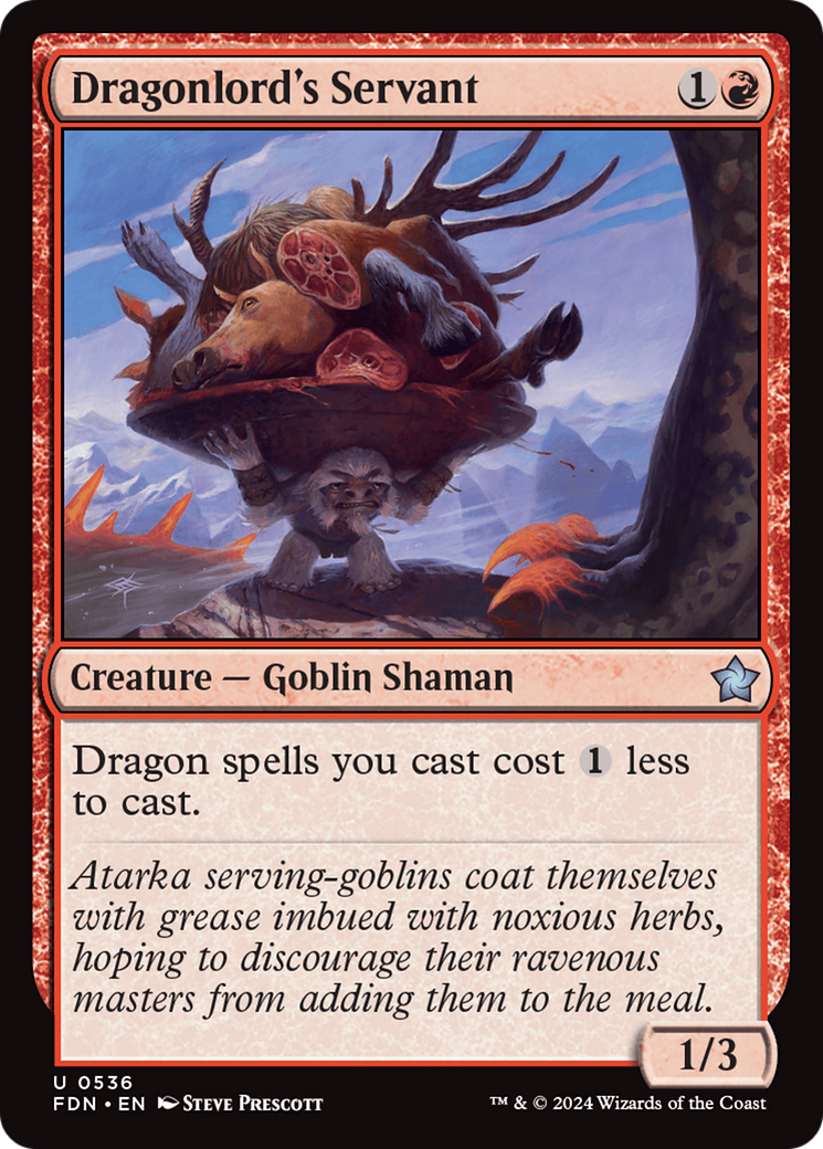 Dragonlord's Servant (FDN-536)  - Foundations
