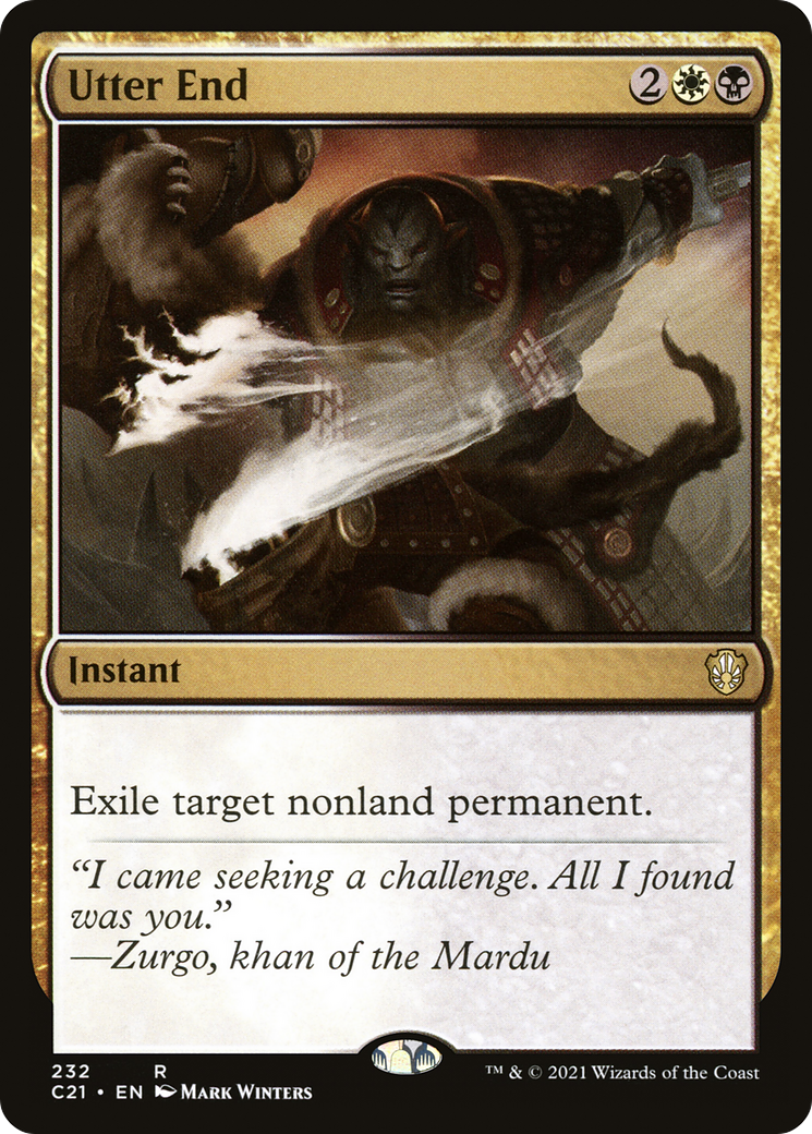 Utter End (C21-232)  - Commander 2021
