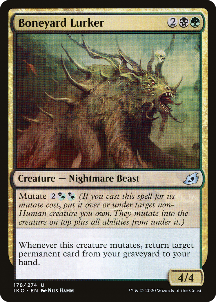 Boneyard Lurker (IKO-178)  - Ikoria: Lair of Behemoths