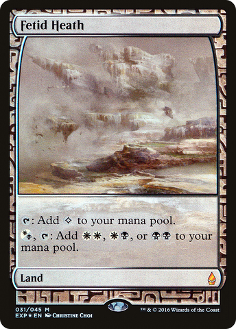 Fetid Heath (EXP-031)  Foil - Zendikar Expeditions