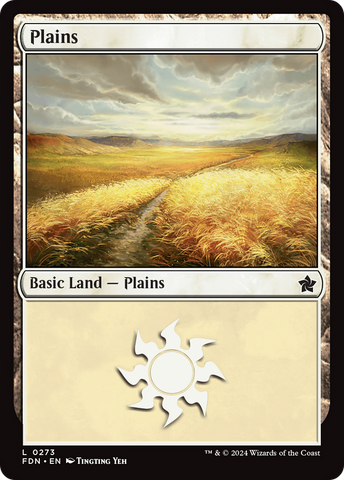 Plains (FDN-273) - Foundations Foil