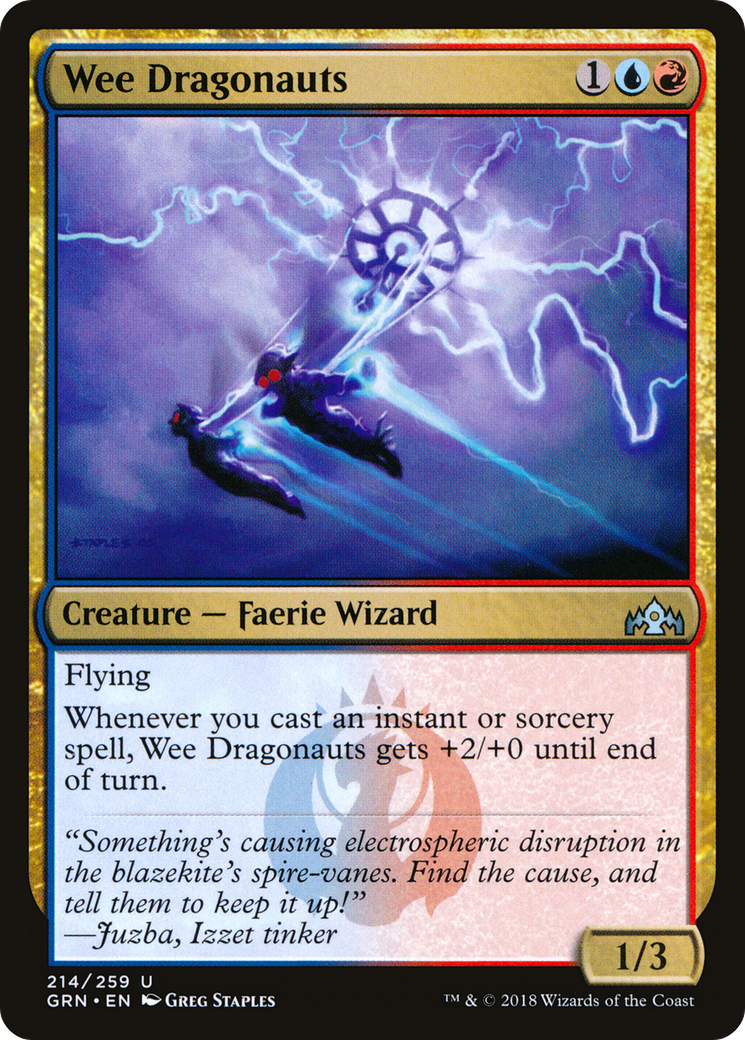 Wee Dragonauts (GRN-214)  - Guilds of Ravnica