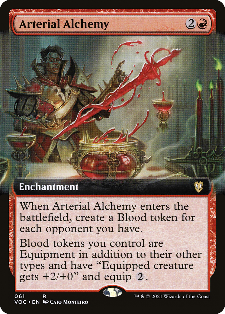 Arterial Alchemy (Extended Art) (VOC-061)  - Crimson Vow Commander: (Extended Art)