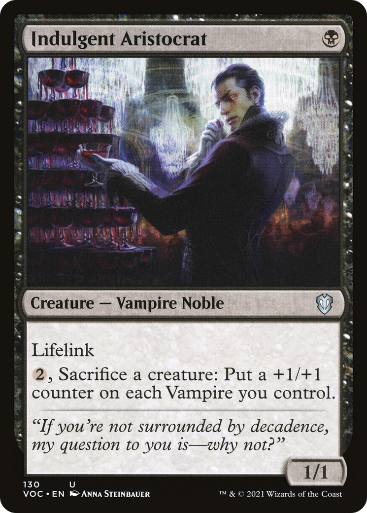 Indulgent Aristocrat (VOC-130)  - Crimson Vow Commander
