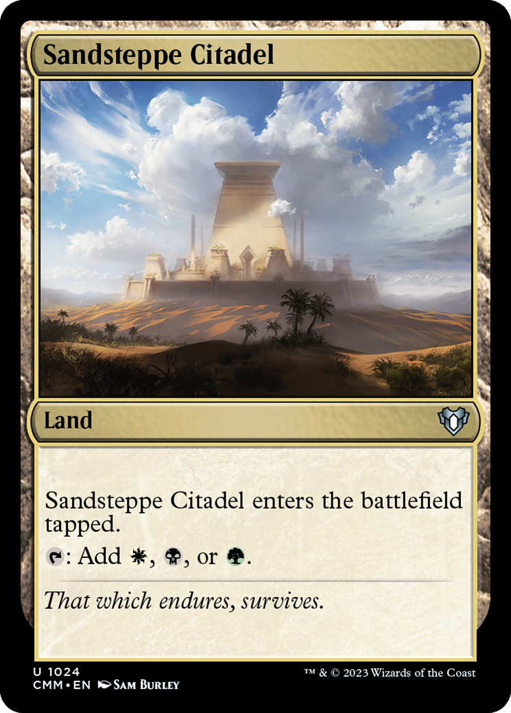 Sandsteppe Citadel (CMM-1024)  - Commander Masters