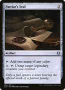 Patriar's Seal (CLB-332)  Foil - Commander Legends: Battle for Baldur's Gate