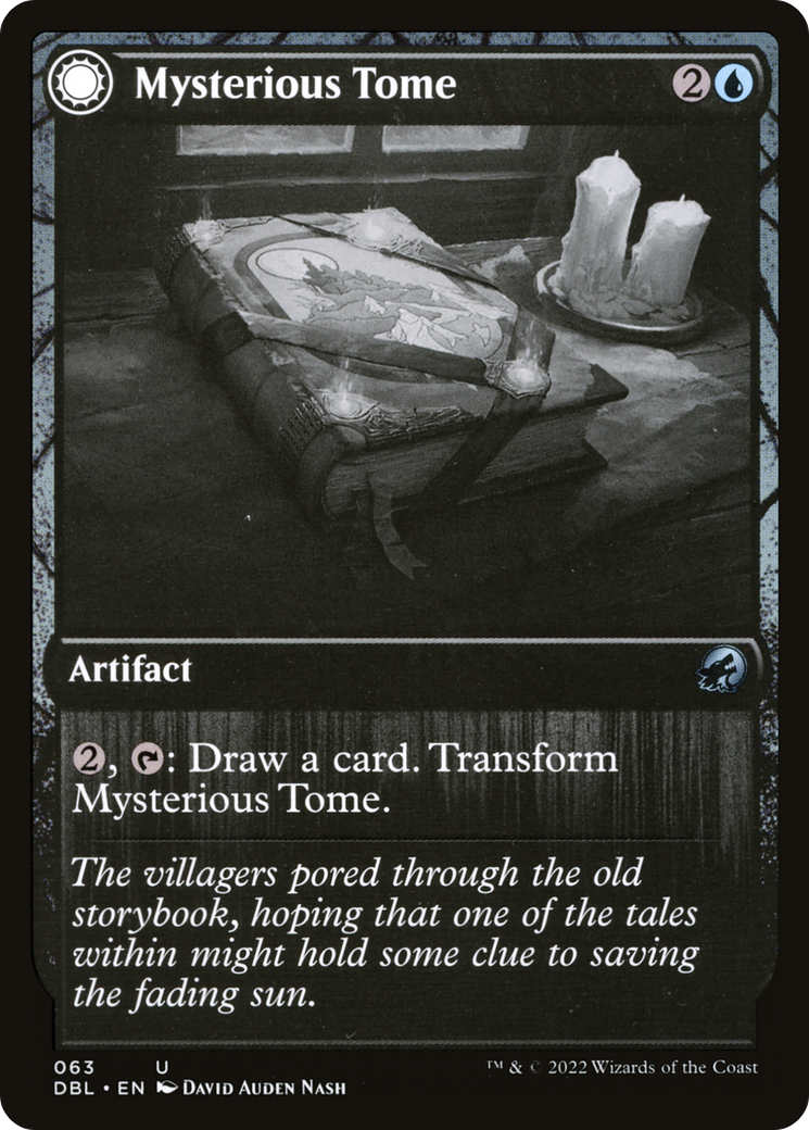 Mysterious Tome (DBL-063)  Foil - Innistrad: Double Feature: (Double Faced Transform)