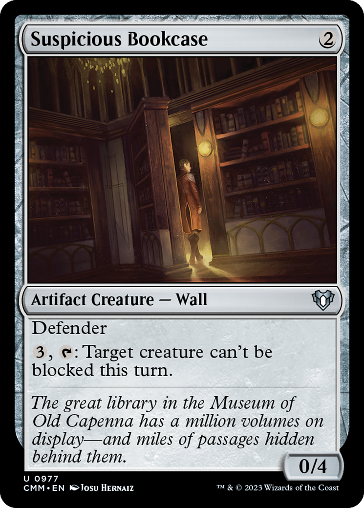 Suspicious Bookcase (CMM-977)  - Commander Masters