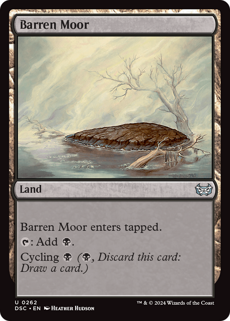 Barren Moor (DSC-262)  - Duskmourn: House of Horror Commander
