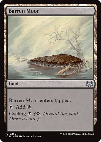 Barren Moor (DSC-262)  - Duskmourn: House of Horror Commander