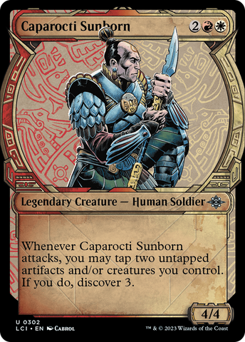 Caparocti Sunborn (Showcase) (LCI-302)  Foil - The Lost Caverns of Ixalan: (Showcase)
