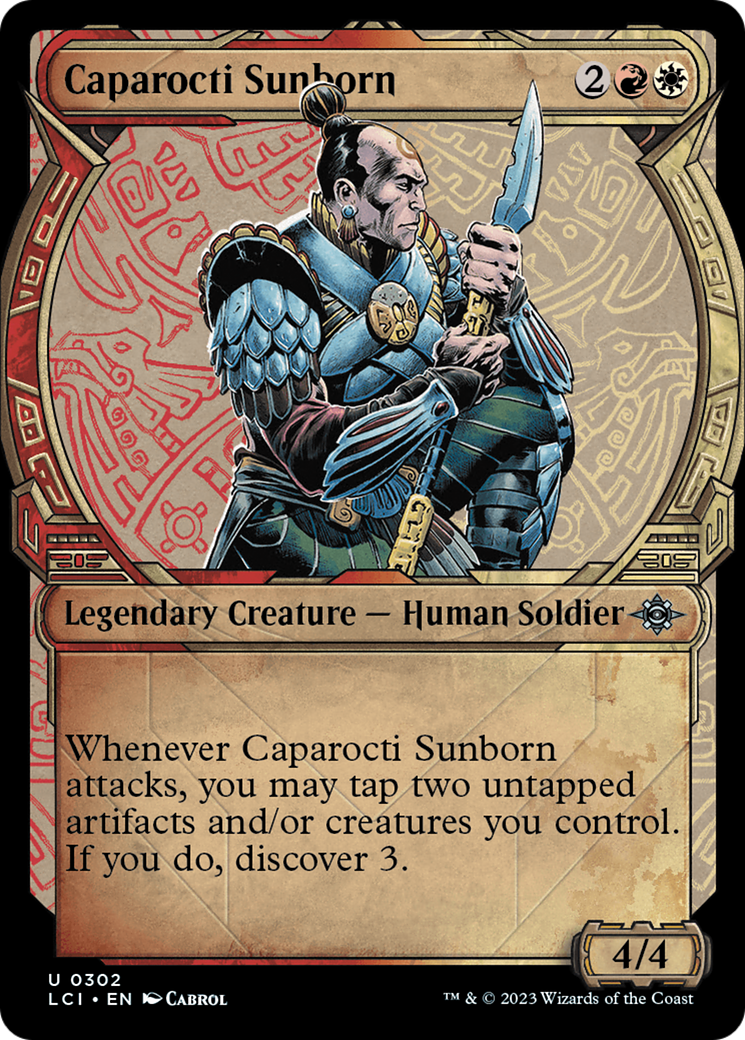 Caparocti Sunborn (Showcase) (LCI-302)  - The Lost Caverns of Ixalan: (Showcase)