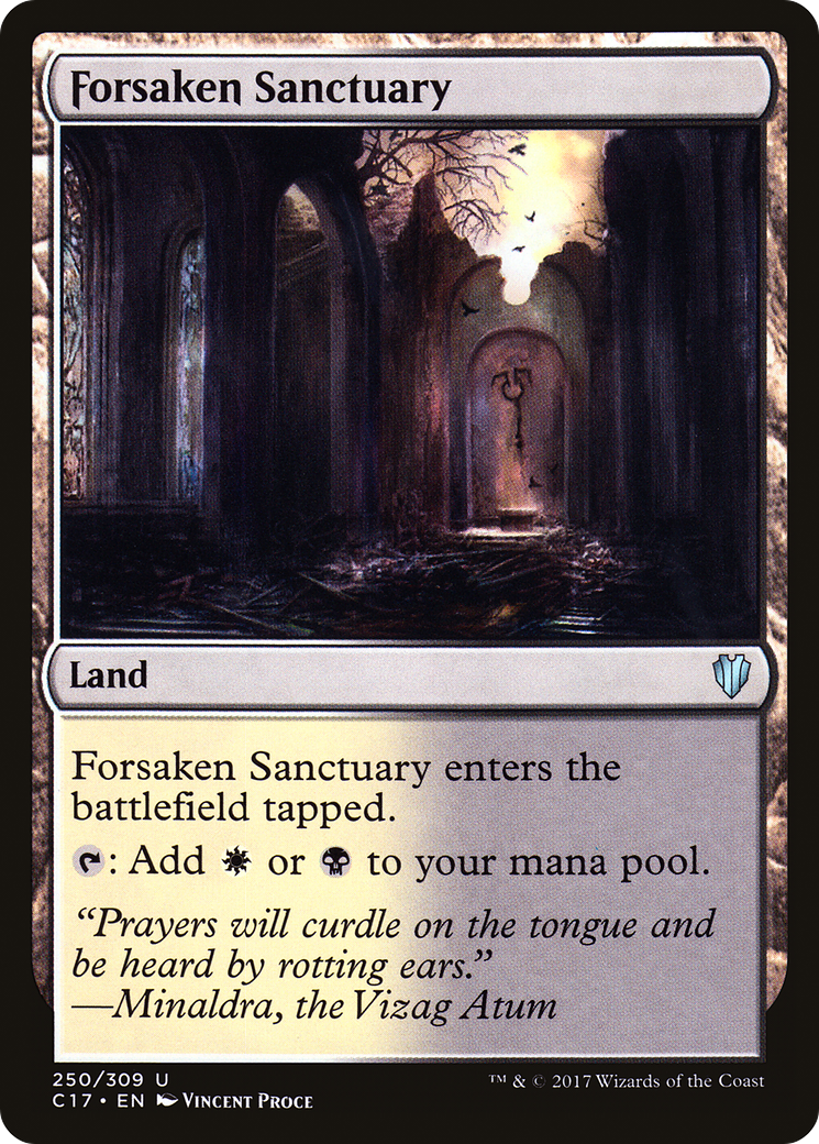 Forsaken Sanctuary (C17-250)  - Commander 2017