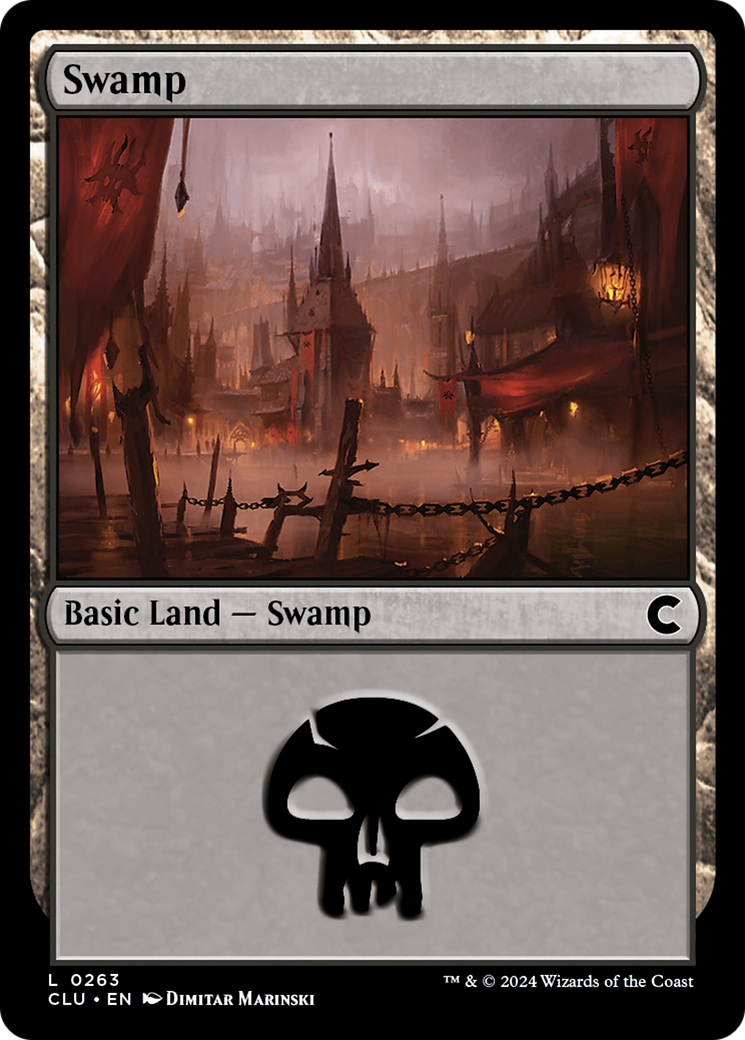Swamp (0263) (CLU-263)  - Ravnica: Clue Edition