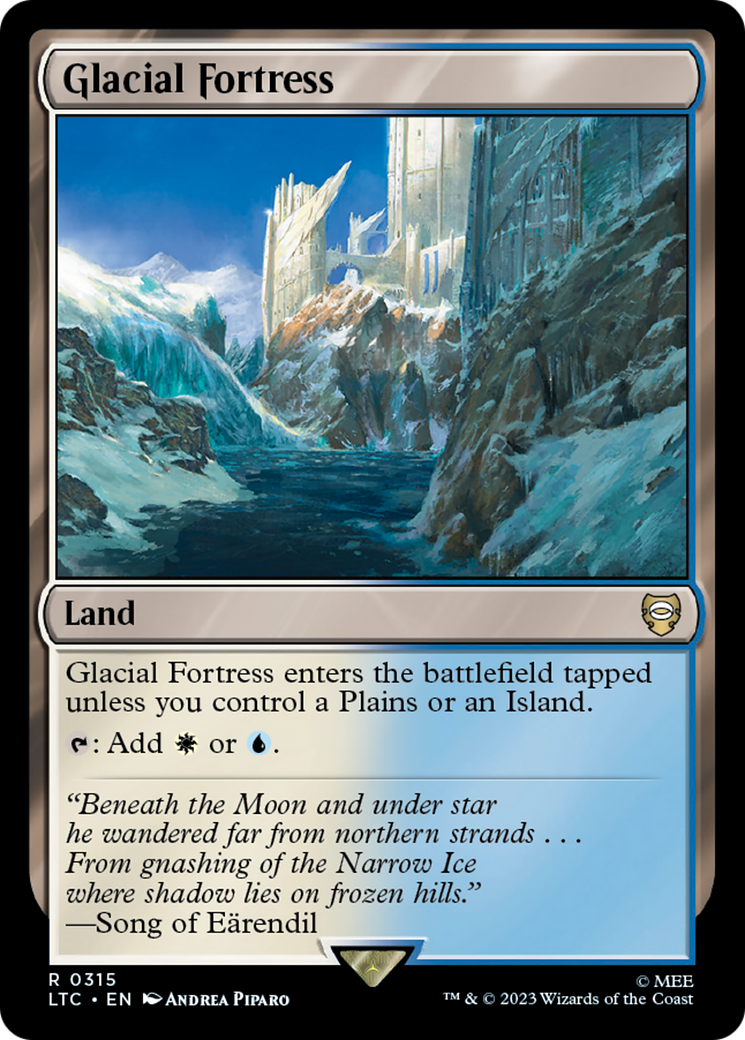 Glacial Fortress (LTC-315)  - Tales of Middle-earth Commander