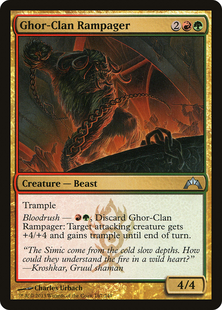 Ghor-Clan Rampager (GTC-167)  Foil - Gatecrash