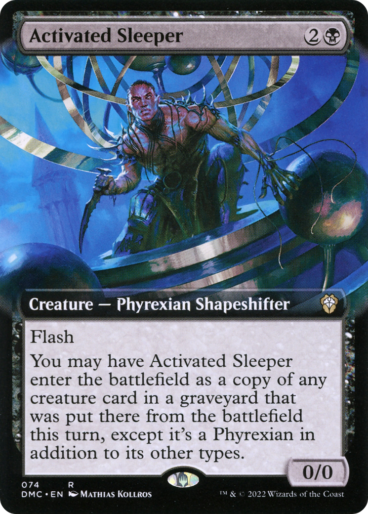 Activated Sleeper (Extended Art) (DMC-074)  - Dominaria United Commander: (Extended Art)