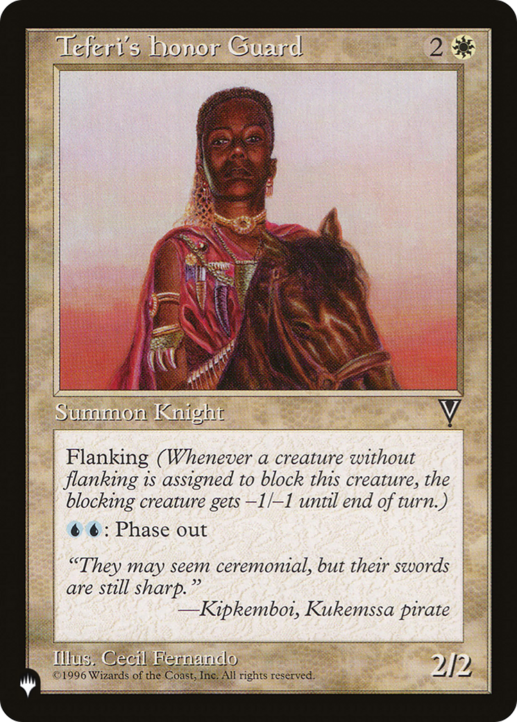 Teferi's Honor Guard (LIST-VIS-22)  - The List