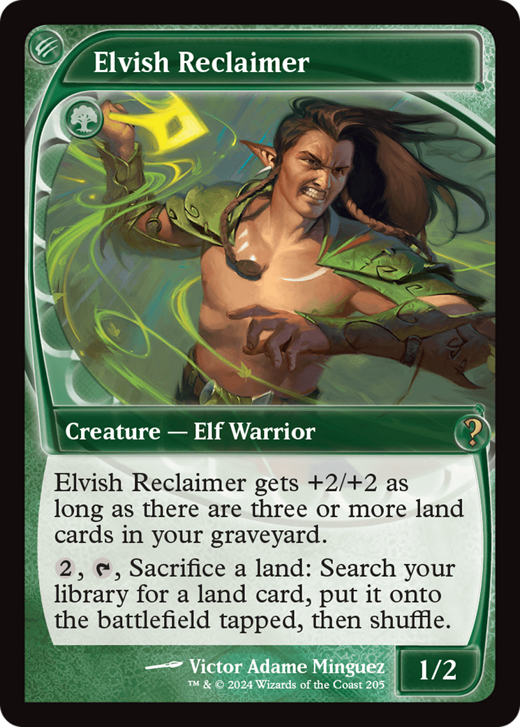 Elvish Reclaimer (Future Sight) (MB2-205)  - Mystery Booster 2