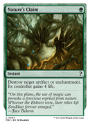 Nature's Claim (White Border) (MB2-069)  - Mystery Booster 2