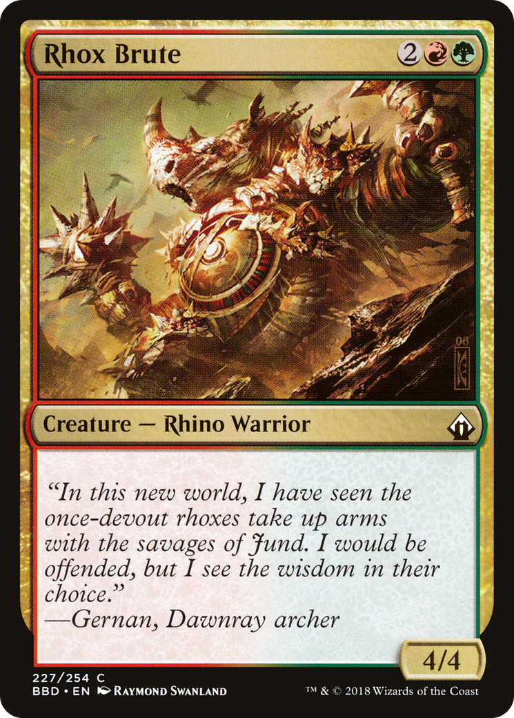 Rhox Brute (BBD-227)  Foil - Battlebond