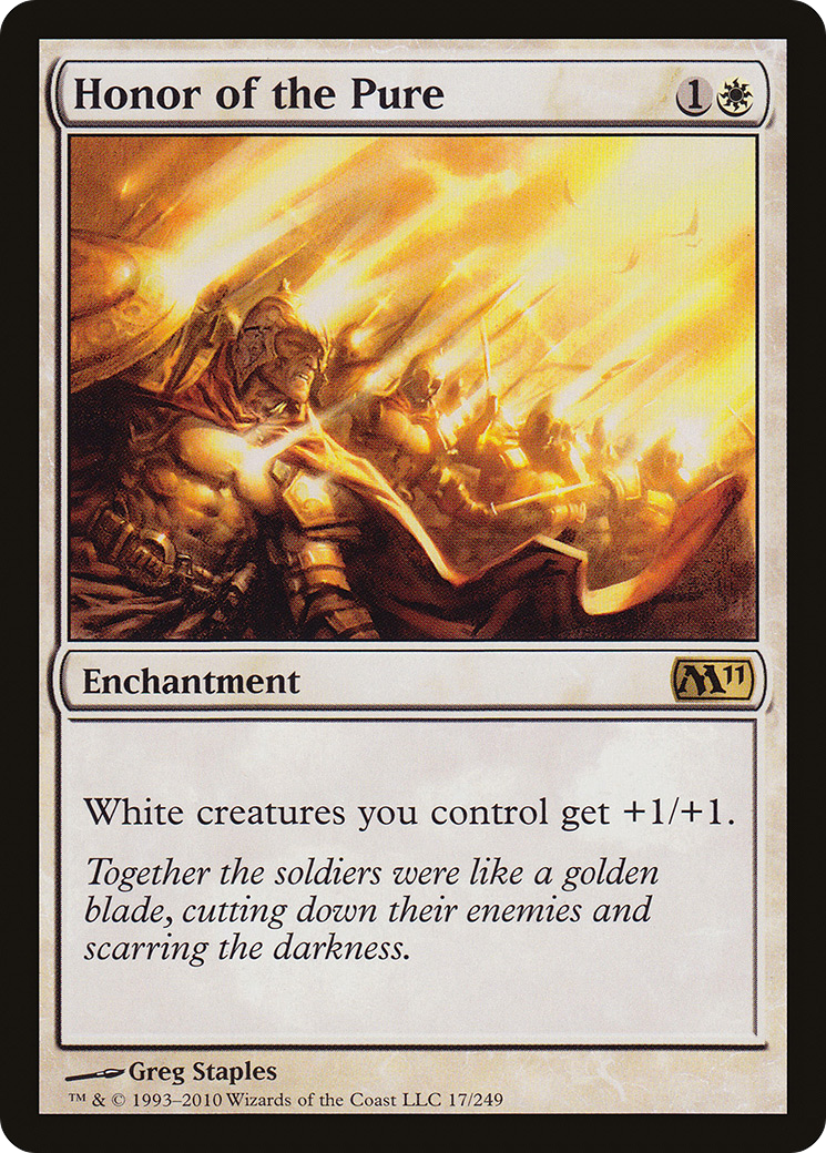 Honor of the Pure (M11-017)  - Magic 2011