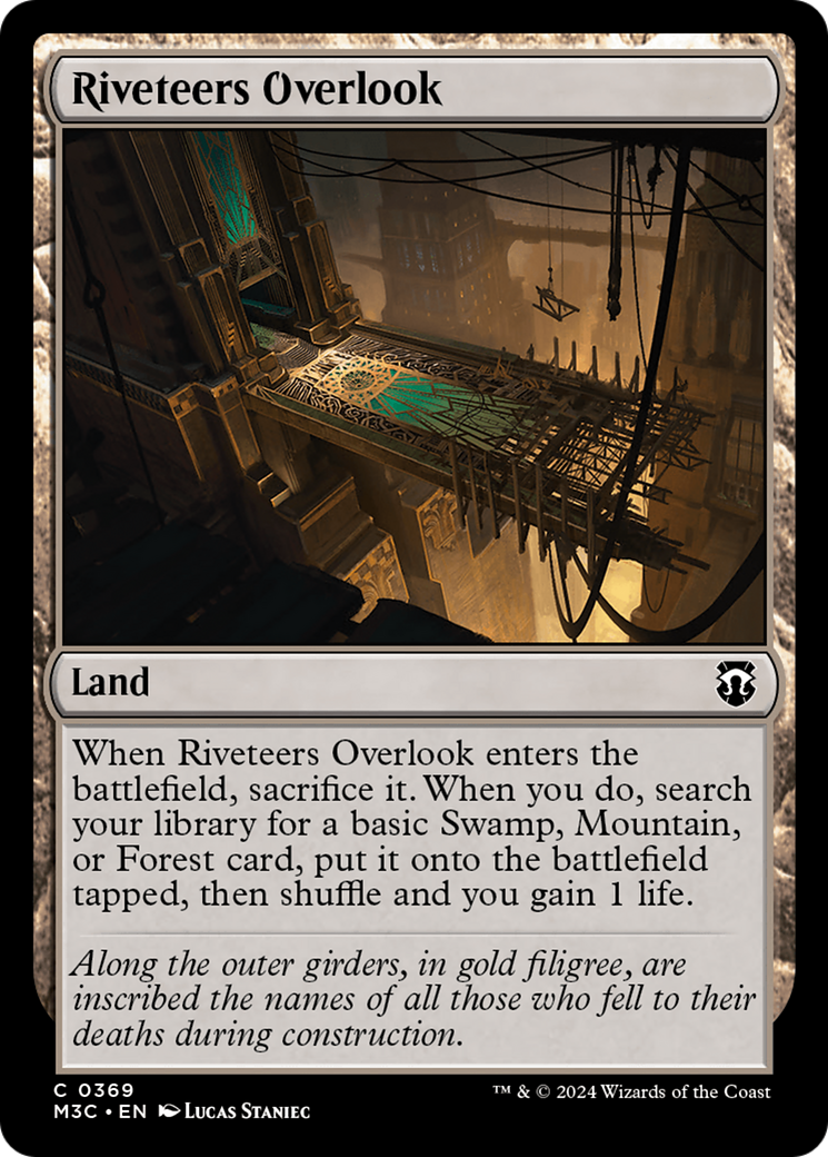 Riveteers Overlook (M3C-369)  - Modern Horizons 3 Commander