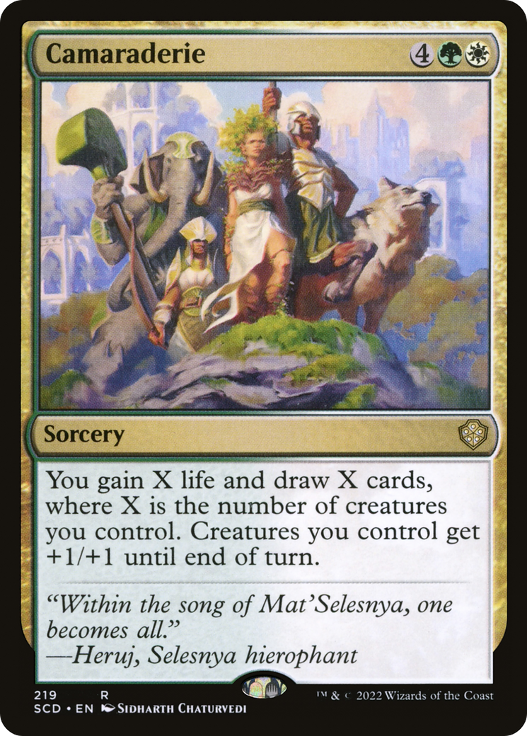 Camaraderie (SCD-219)  - Starter Commander Decks