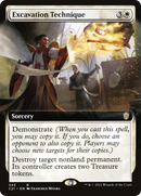Excavation Technique (Extended Art) (C21-343)  - Commander 2021: (Extended Art)