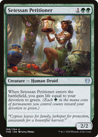 Setessan Petitioner (THB-199)  Foil - Theros Beyond Death