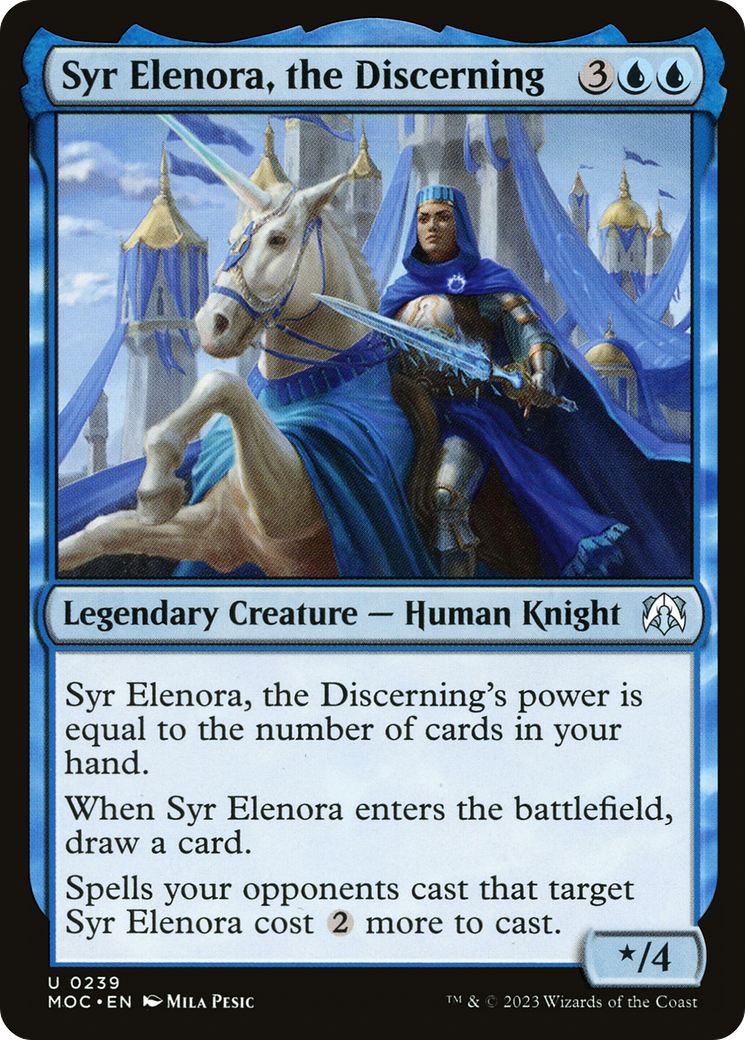 Syr Elenora, the Discerning (MOC-239)  - March of the Machine Commander