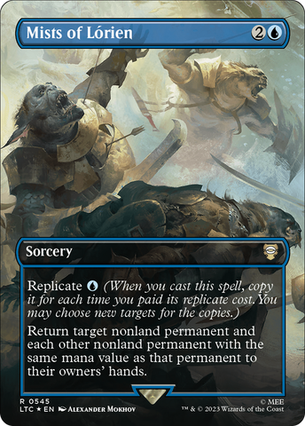 Mists of Lorien (Borderless) (Surge Foil) (LTC-545)  Foil - Tales of Middle-earth Commander