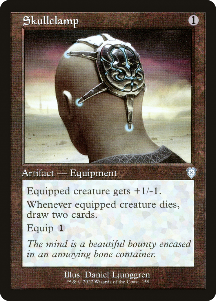 Skullclamp (Retro Frame) (BRC-159)  - The Brothers' War Commander