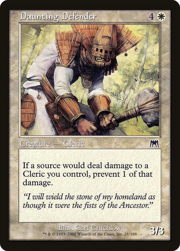 Daunting Defender (ONS-021)  Foil - Onslaught