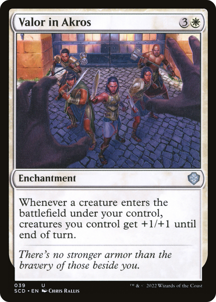 Valor in Akros (SCD-039)  - Starter Commander Decks