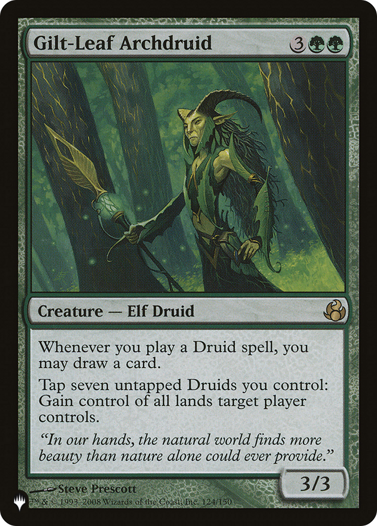 Gilt-Leaf Archdruid (LIST-124/150)  - The List