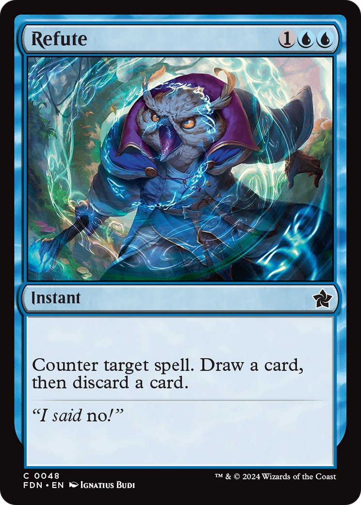 Refute (FDN-048)  Foil - Foundations