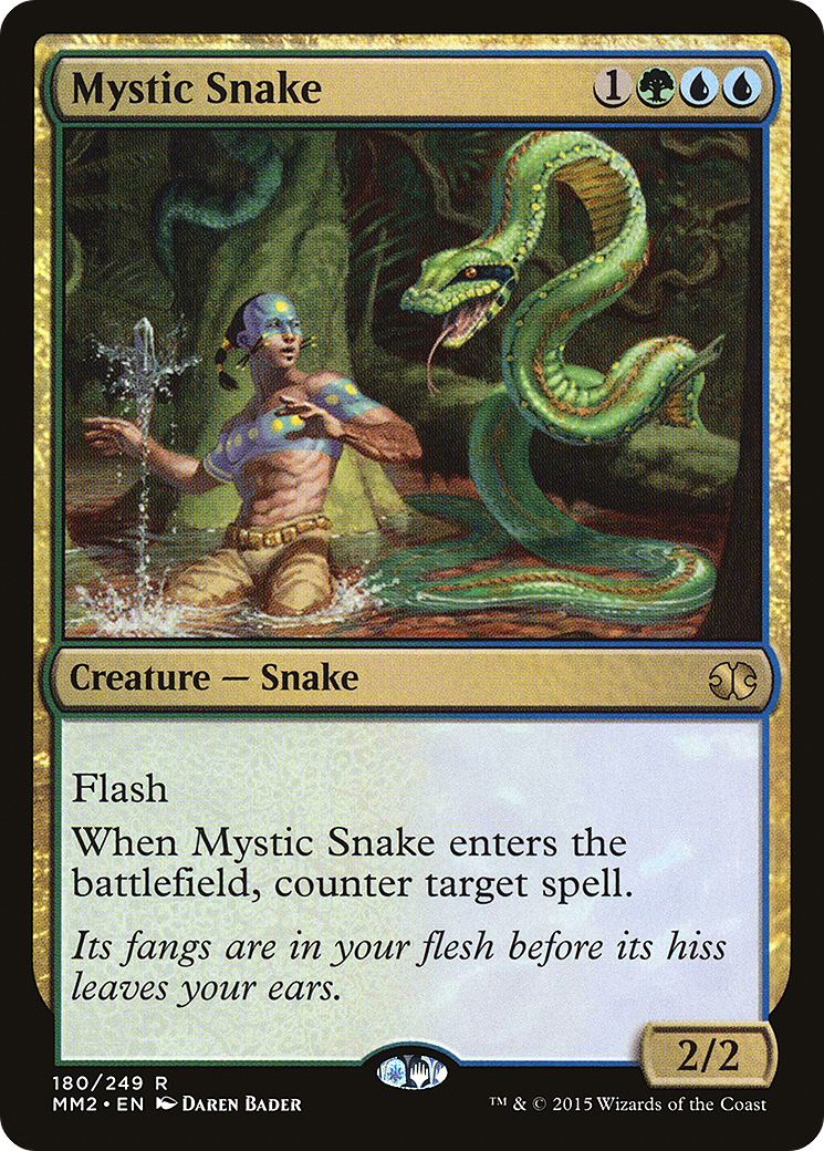 Mystic Snake (MM2-180)  - Modern Masters 2015