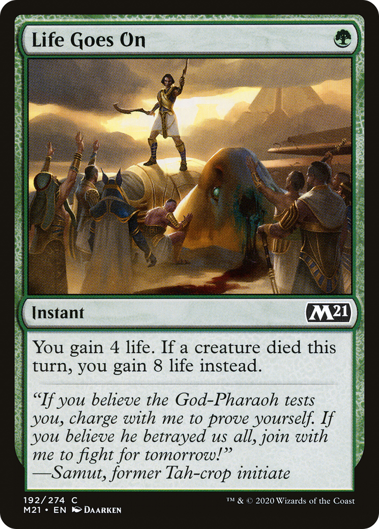 Life Goes On (M21-192)  Foil - Core Set 2021