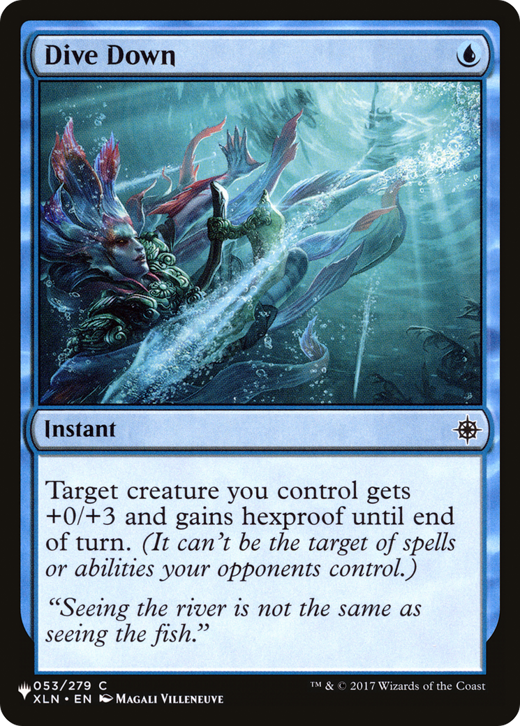 Dive Down (LIST-XLN-53)  - The List
