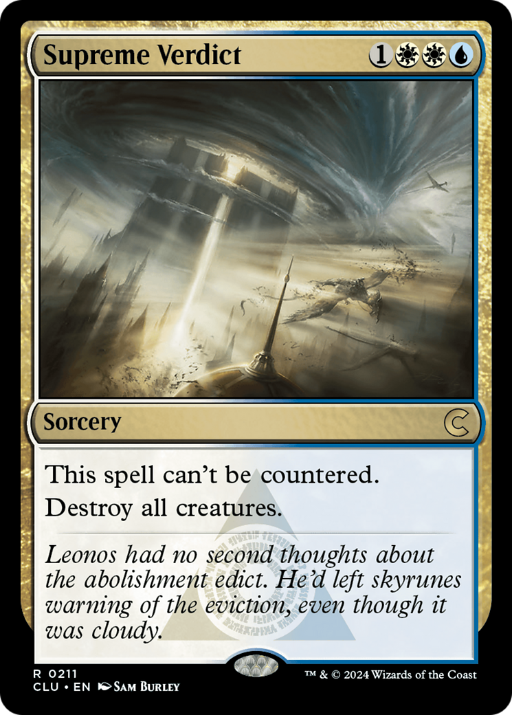 Supreme Verdict (CLU-211)  - Ravnica: Clue Edition