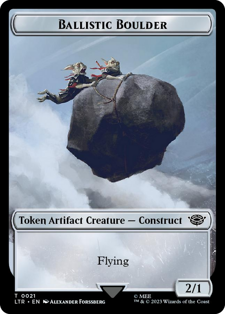 Ballistic Boulder (TLTR-021)  Foil - Tales of Middle-earth Tokens